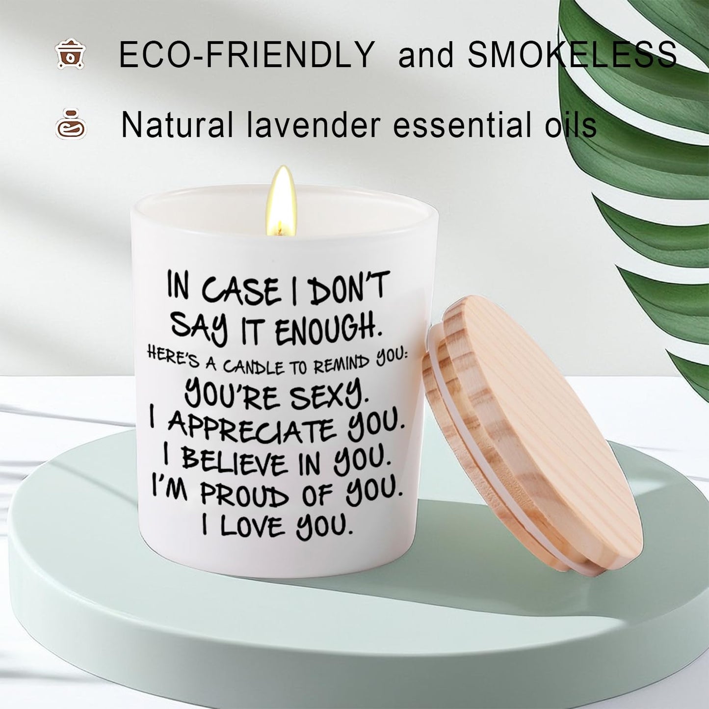 BFJLIFE Candles Gifts for Her Funny Novelty Unique Valentines Mothers Day Anniversary Birthday Christmas Gifts for Her Girlfriend Wife Women Stocking Stuffers Lavender Scented Soy Candle