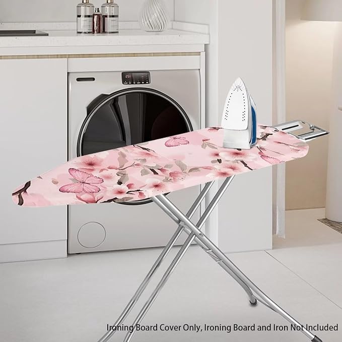 Beauty Cherry Blossom Printed Ironing Board Cover, 15x54 Ironing Board Cover