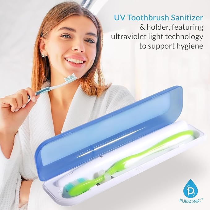 Pursonic Portable UV Toothbrush Sanitizer Case