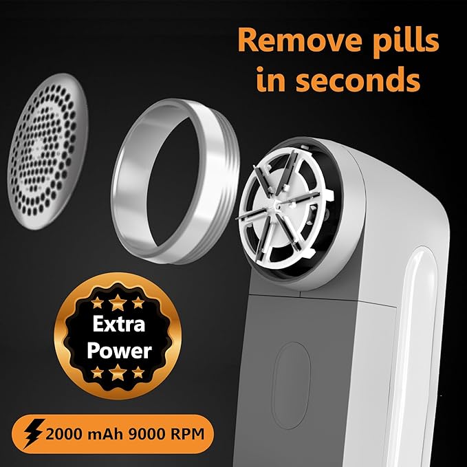 Pionix Fabric Shaver, Sweater Shavers to Remove Pilling, High-Perf Defuzzer