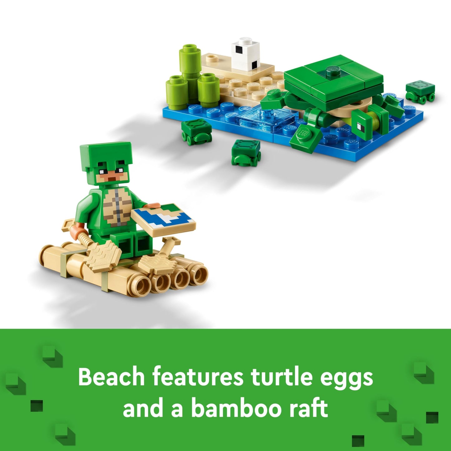 LEGO Minecraft The Turtle Beach House Animal-Care Toy for Kids, Girls and Boys Aged 8 Plus Years Old, Building Set with Characters and Figures from the Game, Gift for Gamers 21254