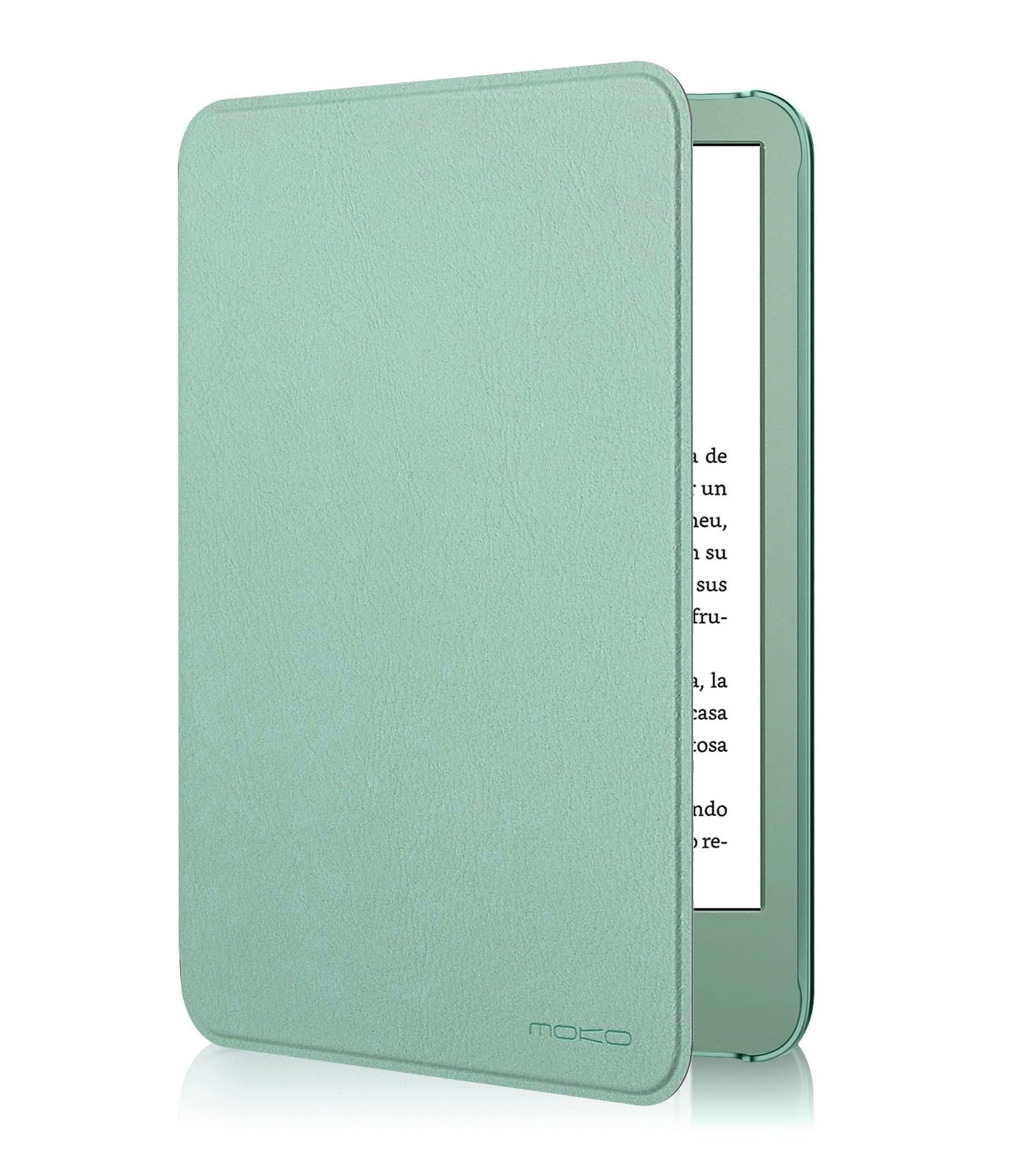 MoKo Case Fits 6" All-New Kindle (11th Generation-2024/2022 Release)& International Version, Lightweight Shell Cover with Auto Wake/Sleep for Kindle 2024/2022 11th Gen e-Reader, Agave Green