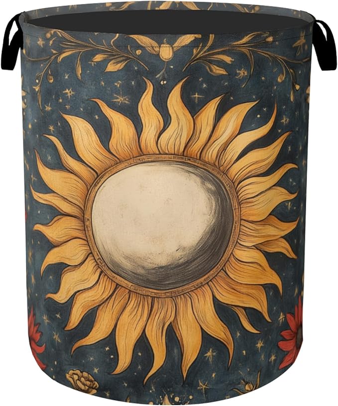 Gothic Sun Large Clothes Hamper Bag