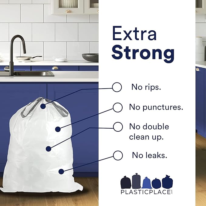 Plasticplace Custom Fit Trash Bags | Compatible