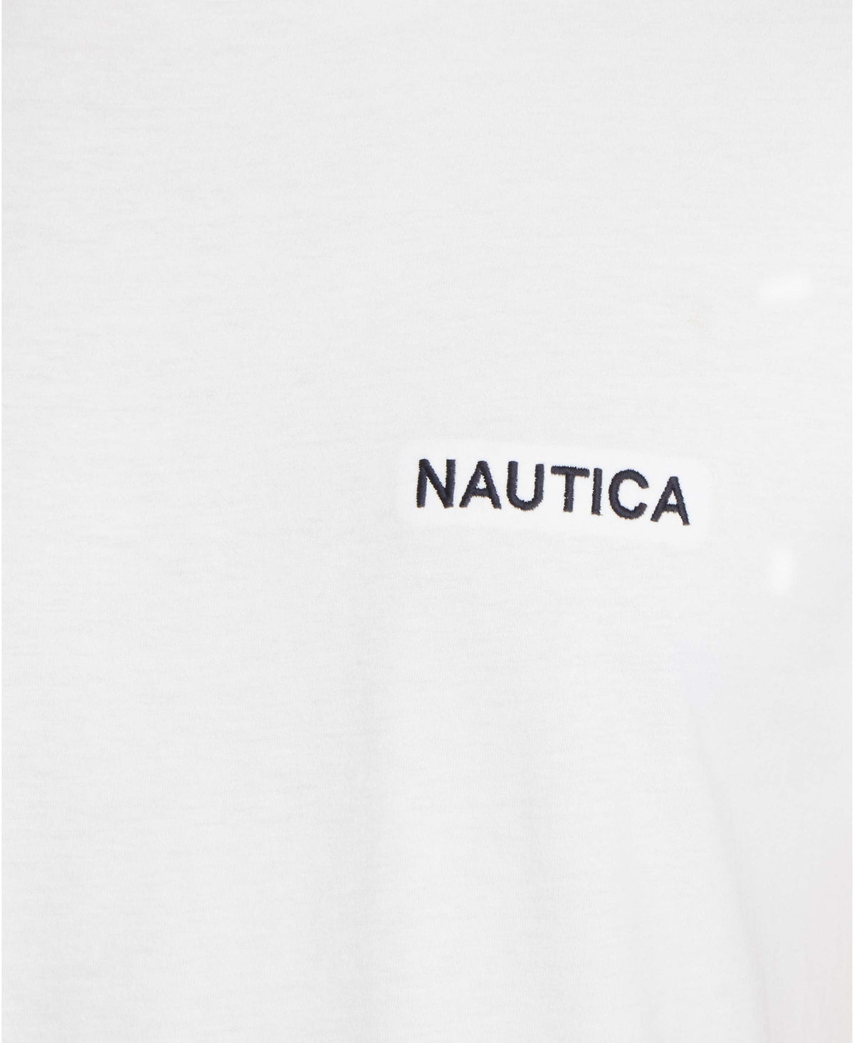 Nautica mens Short Sleeve Solid Crew Neck T-shirt T Shirt, Bright White Solid, Medium US
