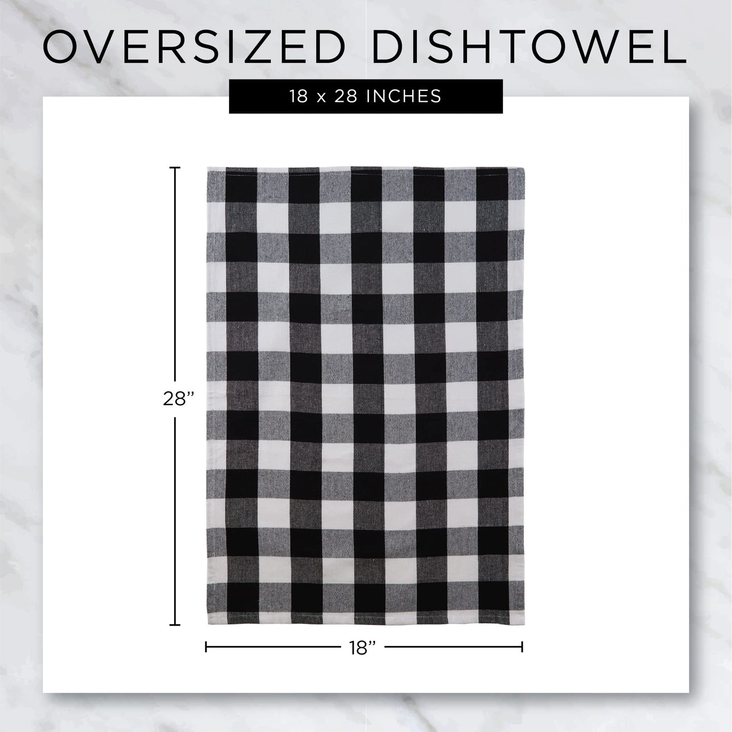 DII Halloween Hand Towels for The Kitchen Decorative Spooky & Fun Cotton Printed Dishtowel Set, 18x28, Haunted Objects, 2 Count