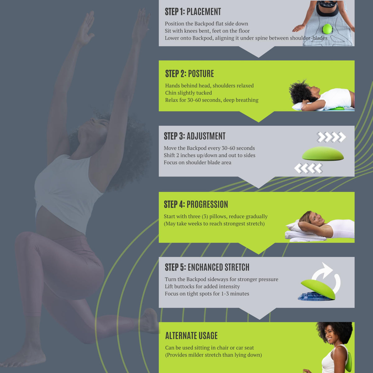 Bodystance Backpod - Premium Device for Costochondritis & Tietze Syndrome | Physio Designed | NZ Made | Posture Corrector & Back Pain Relief