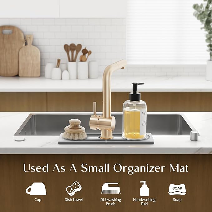 Faucet Mat for Kitchen Sink