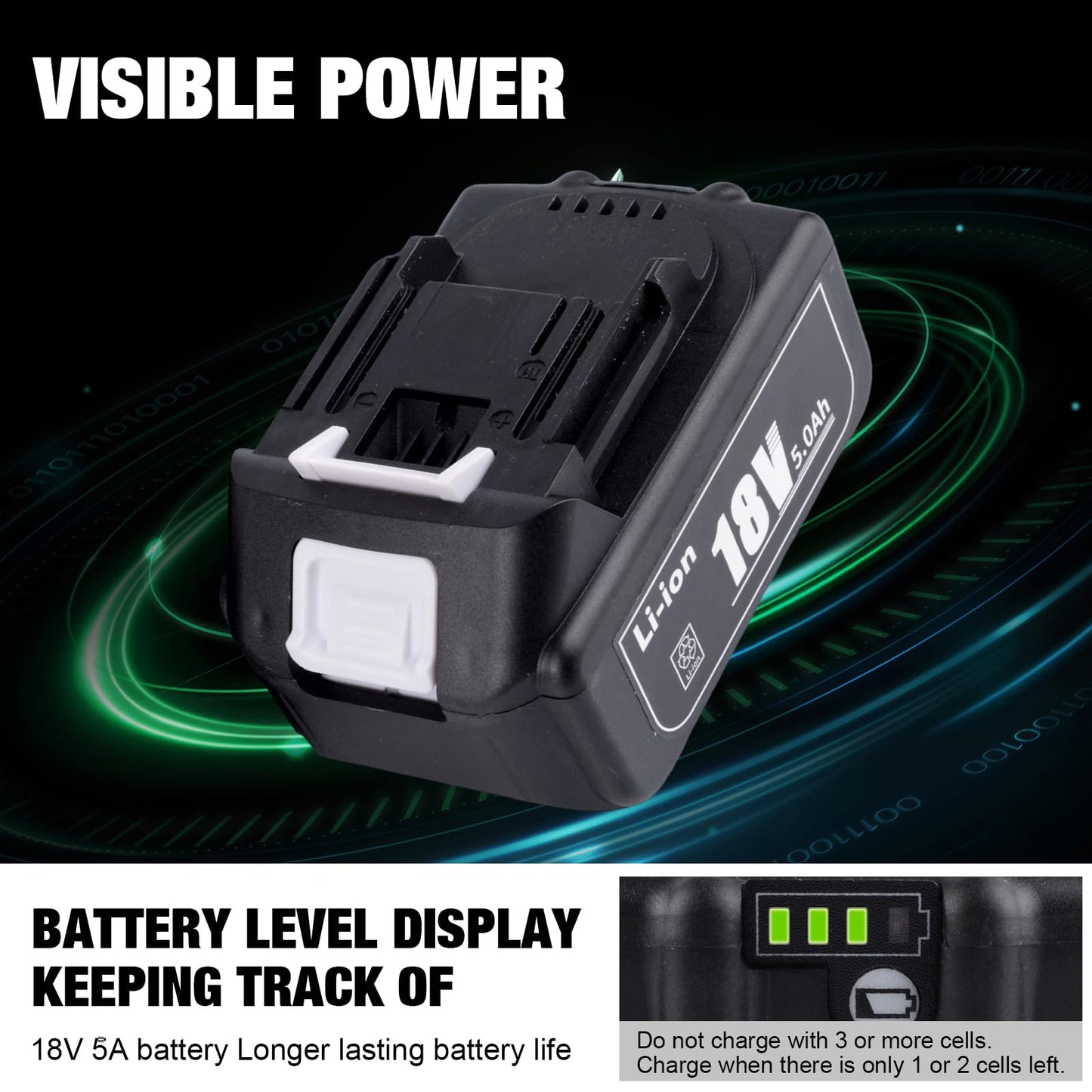 ketailei 6 Ton Electric Hydraulic Crimper, Easy-Open Design for Quick Operation, 65KN Force & Dual 18V/5Ah Batteries, 12 American Standard Dies (6AWG-600MCM)（ED-300C）