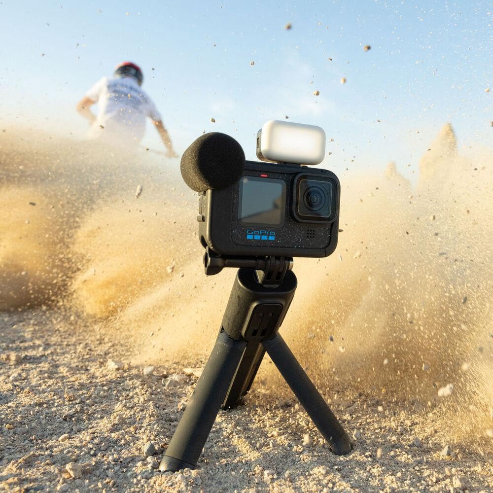 GoPro HERO12 Black - Waterproof Action Camera with 5.3K60 Ultra HD Video, 27MP Photos, HDR, 1/1.9" Image Sensor, Live Streaming, Webcam, Stabilization
