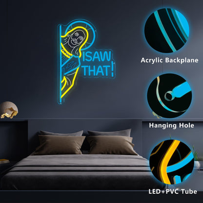 This Is A High Class Place Neon Sign, Western Riding Cowboy Neon Light, USB Powered LED Neon Light, Elegant Wall Decor, Bar Sign, Restaurant Decor for Man Cave Farm Party Birthday Gifts(16.5 * 11.8in)