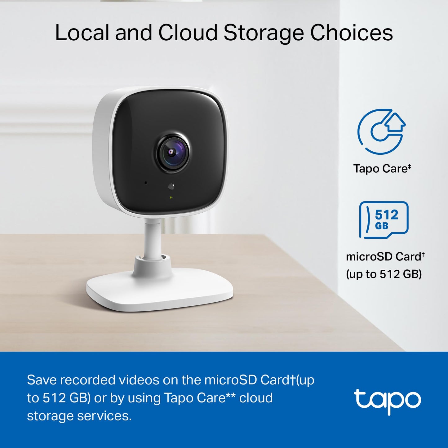 Tapo TP-Link 1080P Indoor Security Camera for Baby Monitor, Dog Camera w/Motion Detection, 2-Way Audio Siren, Night Vision, Cloud & SD Card Storage, Works w/Alexa & Google Home C100