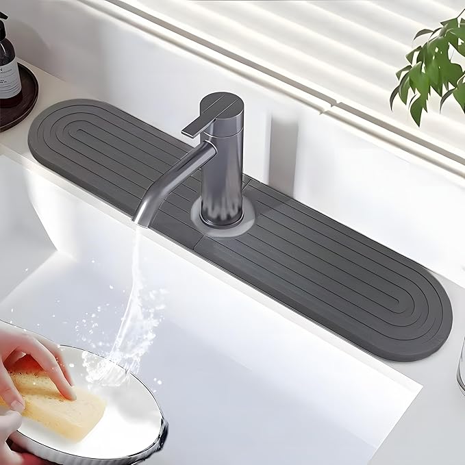 Diatomite Faucet Mat for Kitchen Sink