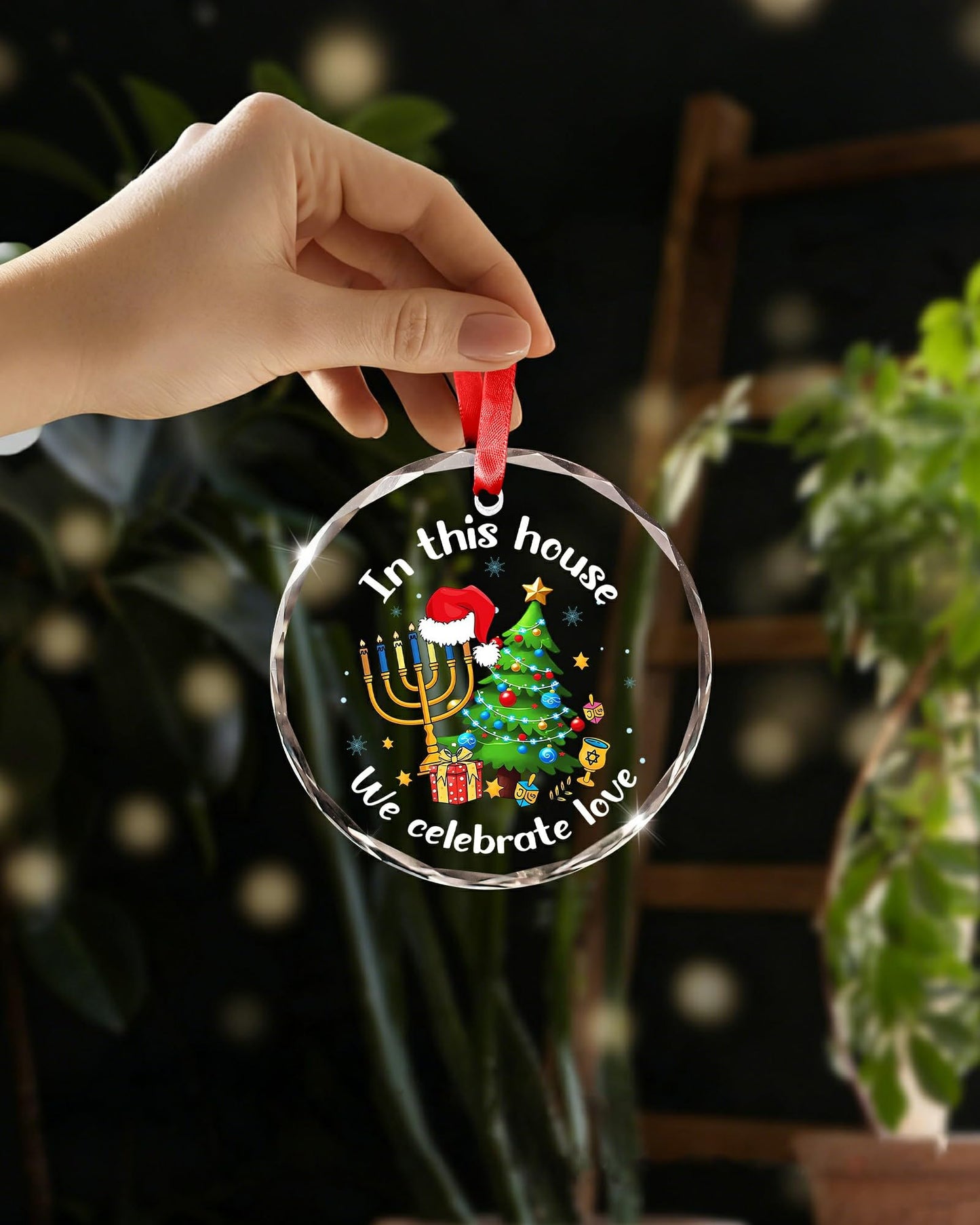 Hanukkah Gifts for Women Men- Hanukkah Christmas Tree Ornaments 2025, Jewish Gifts Spiritual for Men Women, Merchandise Holiday Decor Indoors Home House Decorations