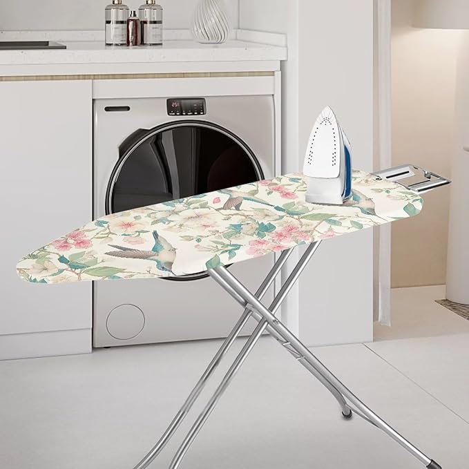 Floral Hummingbirds Ironing Board Cover and Pad Cover