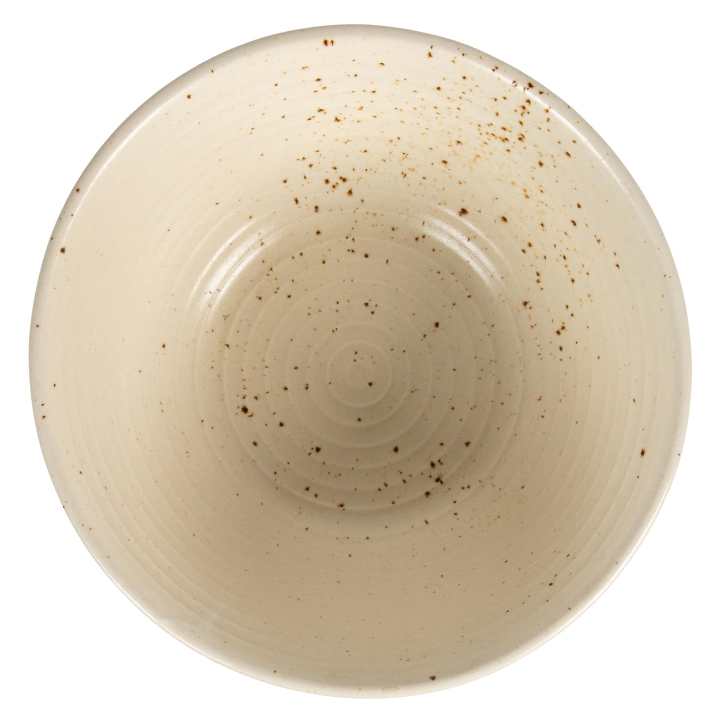 Farmhouse Stoneware Bowl, White Speckled Glaze