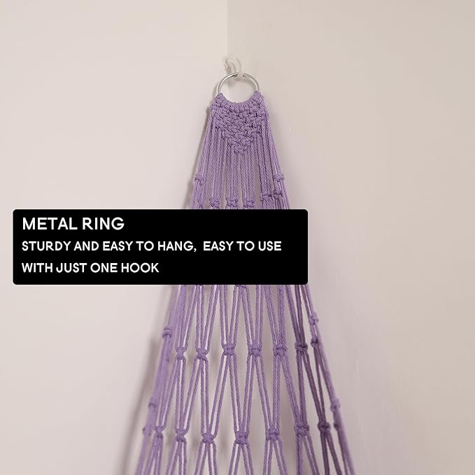 Upgrade Stuffed Animal Hammock Corner or Wall Hanging Net