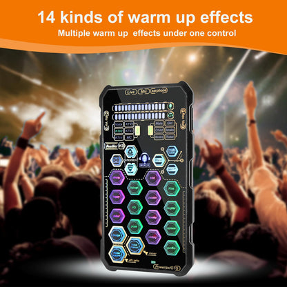 Small Handheld Sound Card Set for Podacsting, Broadcasting, Living, Singing, Recording, Gaming with Families, Friends, Gift,YouTube, TikTok