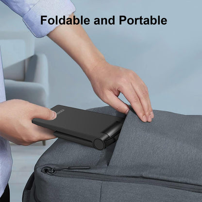 Wireless Charger 2 in 1, 20W Fast Wireless Charging Stand Station Foldable for iPhone 17 16 15 14 13 12 Pro Max/XS,Air Pods, for Samsung Galaxy S25/S24/S23/S22/S21/S20,Note20/10,Galaxy Buds