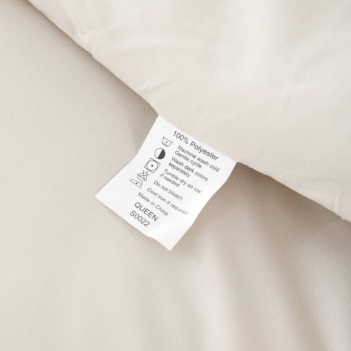 ROSGONIA Beige Twin/Twin XL Comforter Set for College Girls Boys, 1 Comforter & 1 Pillowcase, All Season Kids Comforter Sets Lightweight Dorm Bedding
