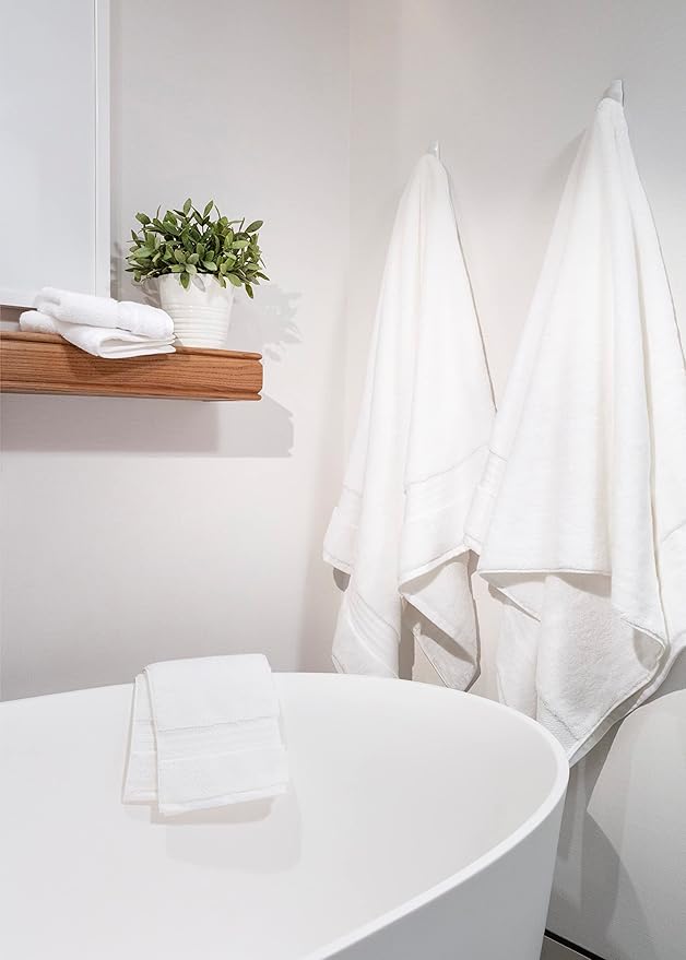 Fabdreams 100% Organic Cotton Bath Sheet Set of 2 700 GSM Oversized Towels