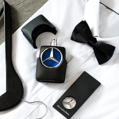 Mercedes-Benz Man - Elegant Fragrance With Sensual, Floral, Woody Notes - Mesmerize The Senses With Original Luxury Men’s Eau De Toilette Spray - Endless Day Through Night Scent Payoff - 3.4 Oz