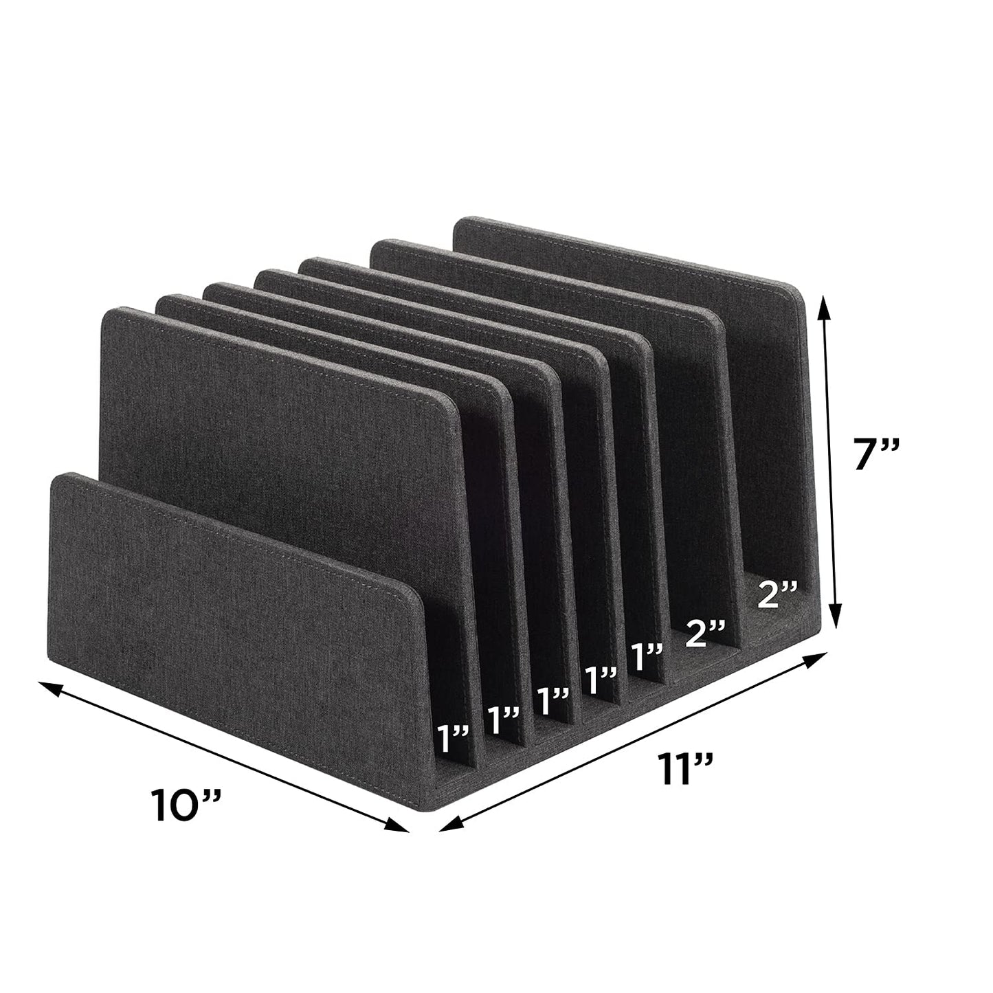 MobileVision Bamboo Device Organizer for Smartphones, Tablets and Laptops, 10 Slots