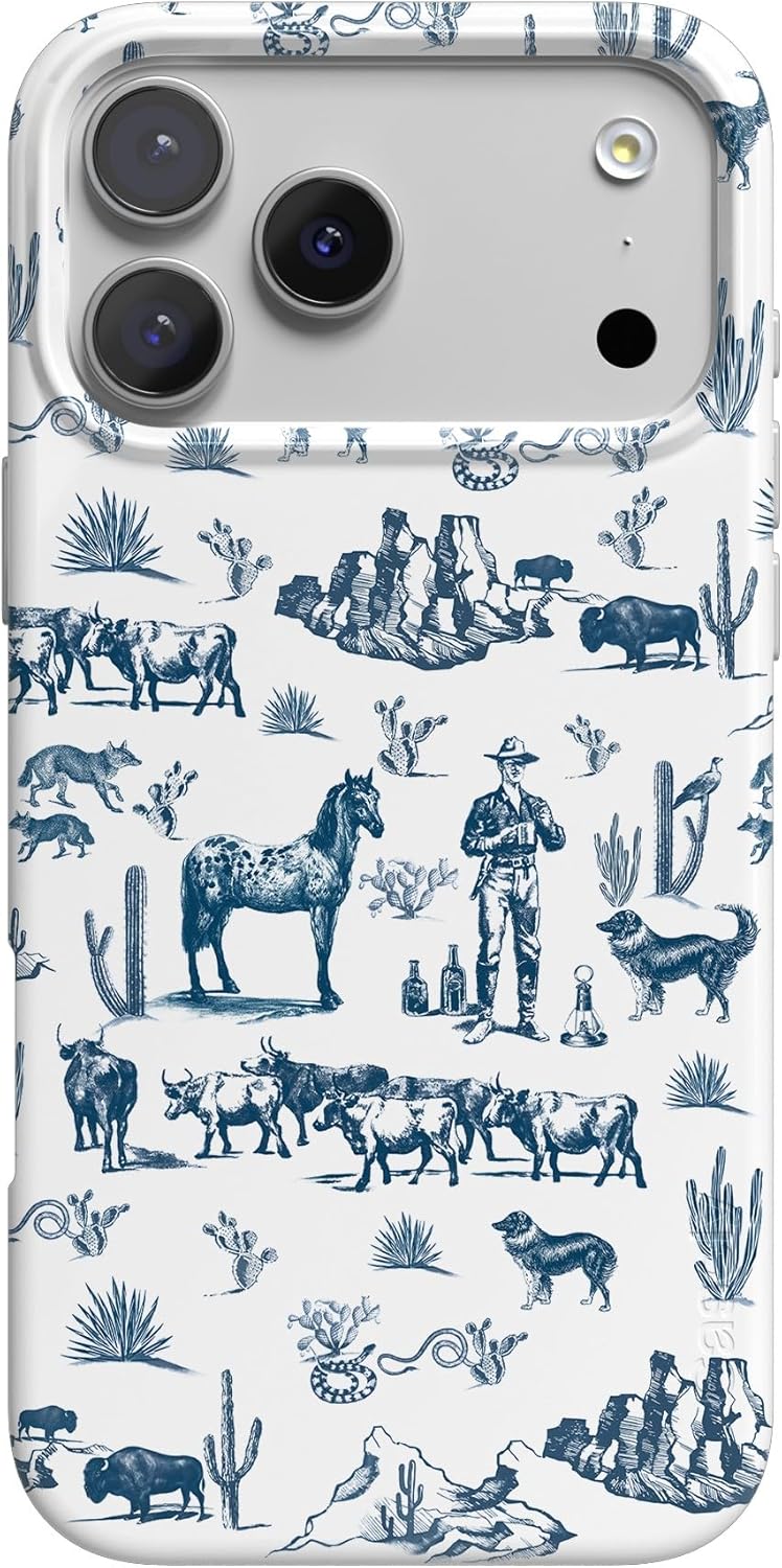 Casely iPhone 17 Pro Case | Wild West Adventure | Desert | Compatible with MagSafe | Classic Ultra Slim Design