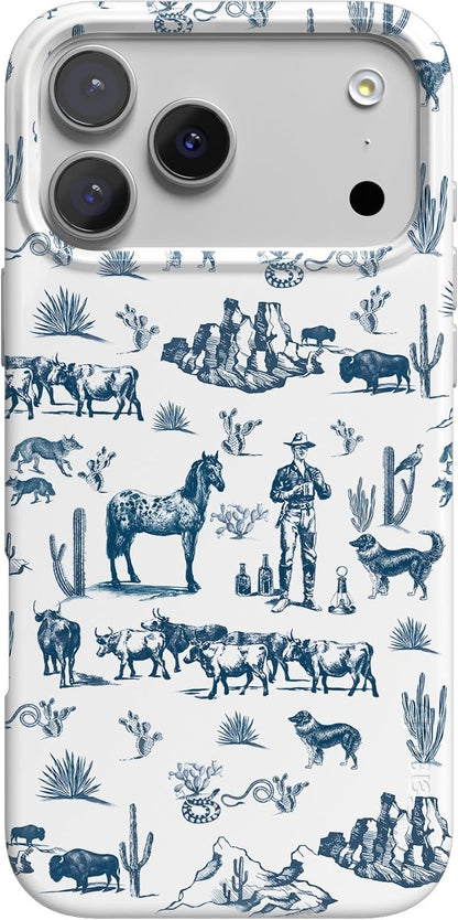 Casely iPhone 17 Pro Case | Wild West Adventure | Desert | Compatible with MagSafe | Classic Ultra Slim Design