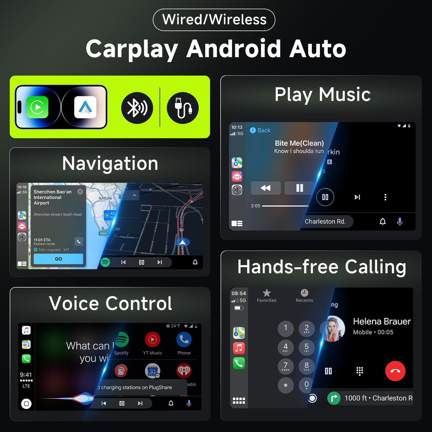 8Core 4GB+64GB,Radio for Toyota Avalon 2005-2010,Android 15 Car Stereo with 5.0Bluetooth,9 Inch 1280X720 IPS Touchscreen,Wireless Carplay/Android Auto GPS DSP 46EQ WiFi FM/RDS SWC IP69K Backup Camera