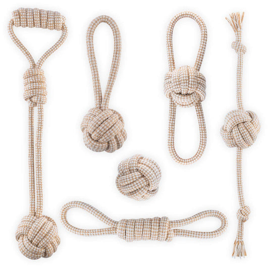 FONPOO Dog Toys for Avoiding Boredom and Anxiety - Chew Toys for Medium Dogs and Puppies - Birthday Gift Sets