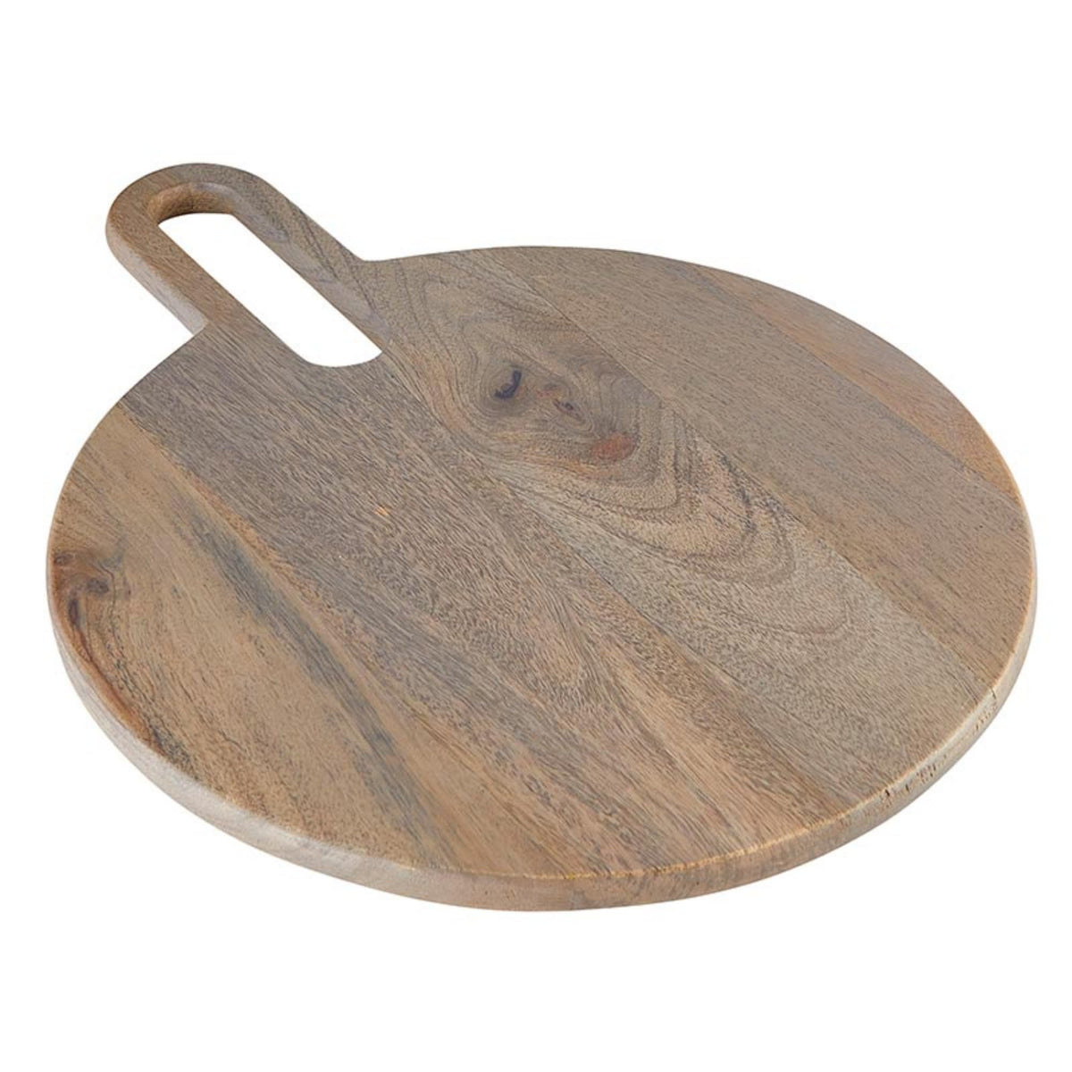 Santa Barbara Design Studio Mango Wood Charcuterie Boards Cheese Board Round Cutting Board, Medium, Natural