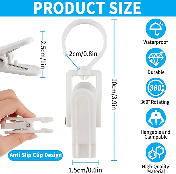VinBee 20 PCS Laundry Hooks