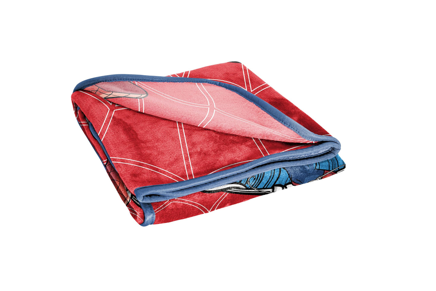 Jay Franco Kids Plush Throw Blanket – Soft & Cozy Fleece Throw for Bedroom & Couch Décor, Official Licensed Product, Red - Spiderman, 46x60 - Throw Blanket