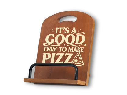 InnoBeta Gifts for Pizza Making Lovers, Cookbook Stand for Kitchen Counter, Perfect Gifts for Pizza Lovers on Birthday, Adjustable Tablet Recipe Book Holder, Unique Kitchen & Cooking Decor