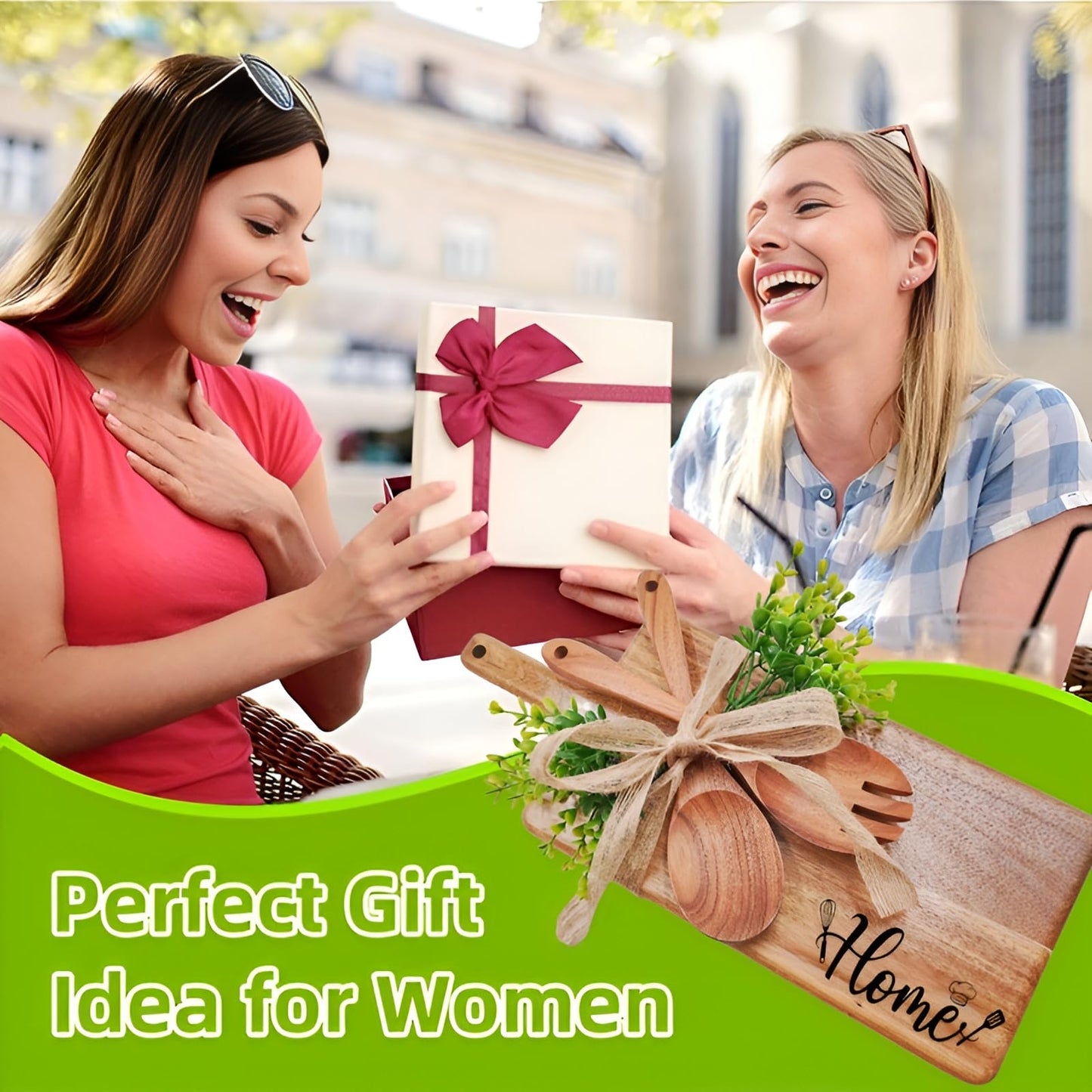 Housewarming Gifts New Home Gift Idea 2026, First Home Gift for Women Men Homeowner, Closing Gifts for Home Buyers, Wooden Cutting Boards Gift Set, New Apartment Essentials New Adventure New Memories