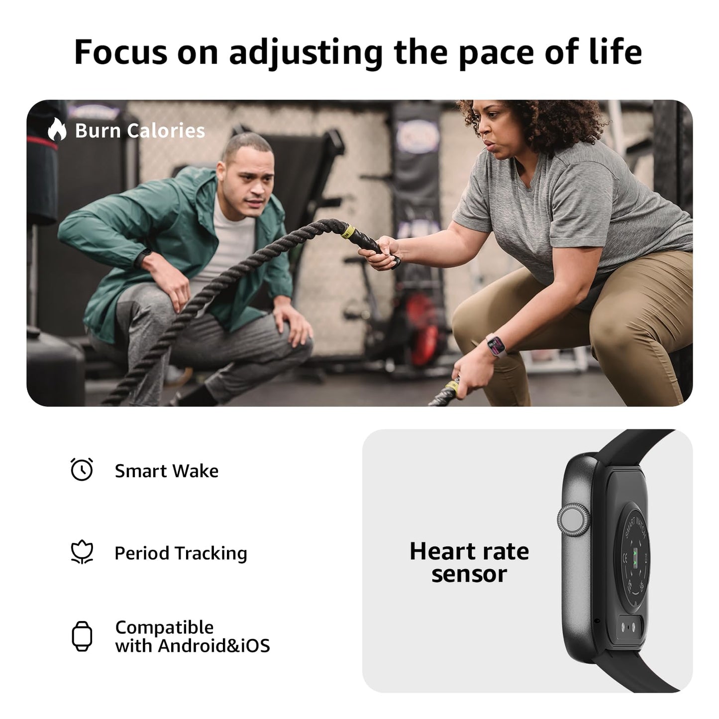 Smart Watch for Men Women Answer/Make Call, 1.85" Smartwatch, Fitness Watch with Heart Rate Blood Pressure Sleep Monitor, 140+Sports, IP68 Waterproof Step Counter Watch Compatible with Android IOS