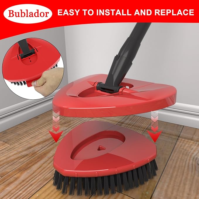 Scrubber Mop Replace Head Compatible