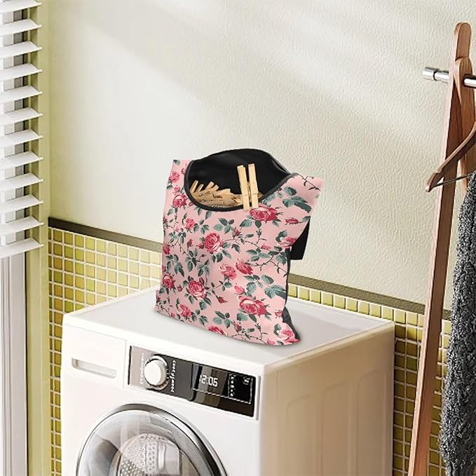 Clothes Pin Hanging Bag, Large Capacity Clothespin Bag