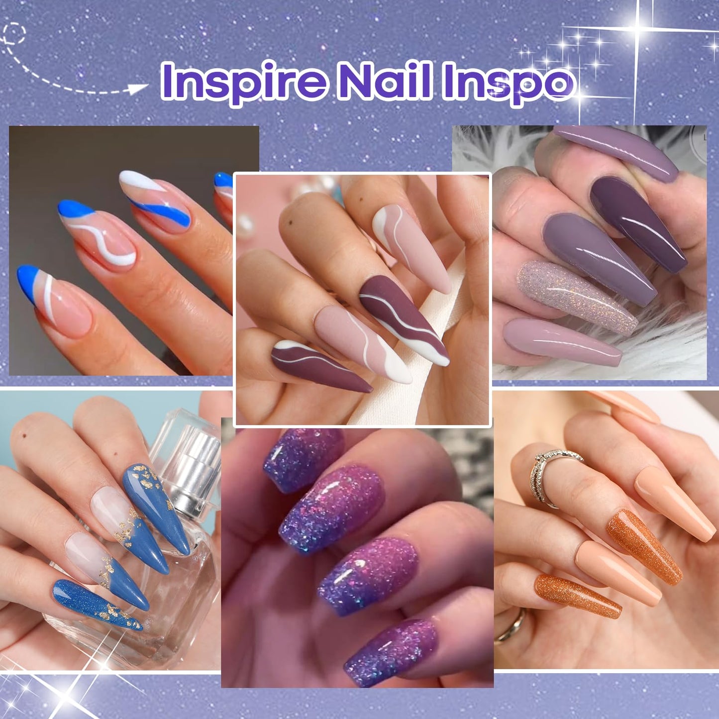 AZUREBEAUTY 31 Pcs Dip Powder Nail Kit 20 Colors Glitter Nude Brown Pink White Gray Dip Powder Liquid Set with Top/Base Coat Activator for French Nails Art Manicure DIY Salon Women Valentine's Gift