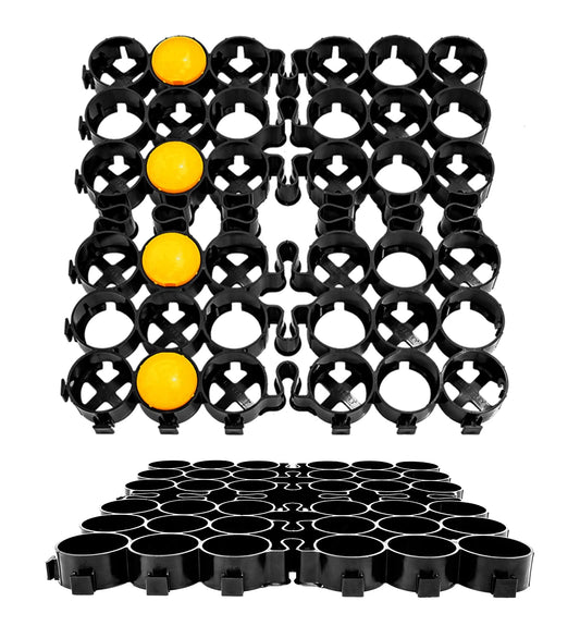TRUEGRID | PRO Plus Permeable Pavers | Designed for Roads, Parking Lots, Stables | Outdoor Pavers | 1.8" Depth, 250,000+ lb Load Class | Sample Pack of 2 with Brochure