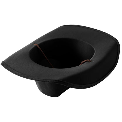 Spooktacular Creations Unisex Western Cowboy Hat, Black Cowboy Hat, Halloween Costume Accessory for Adults and Kids Cosplay Themed Party and Photo-props