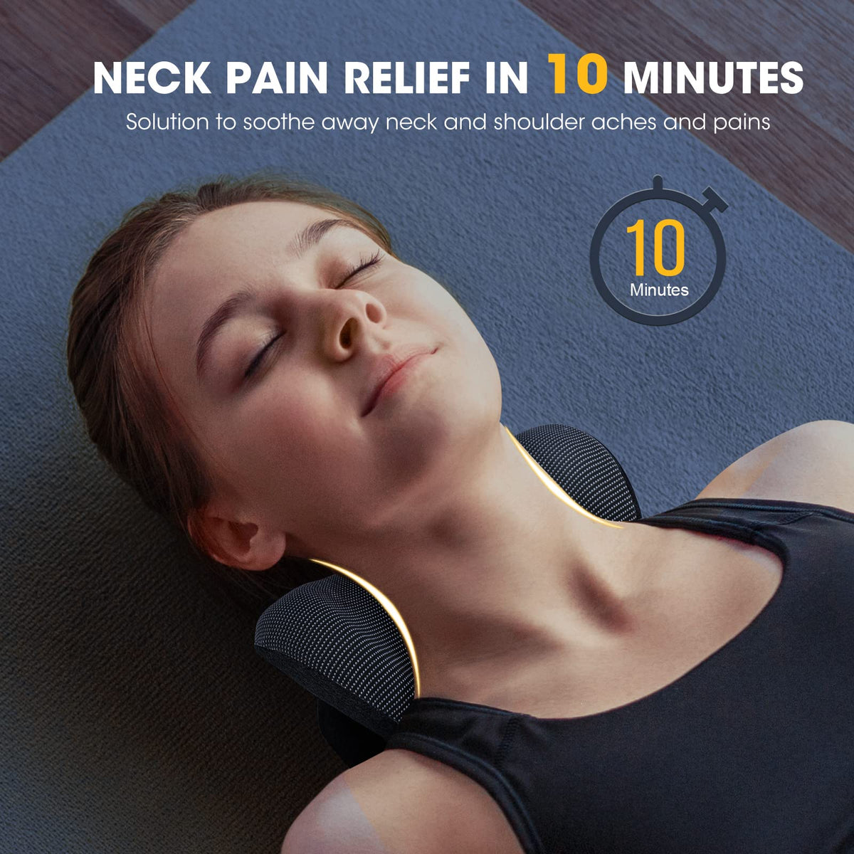 ZAMAT Neck and Shoulder Relaxer with Magnetic Therapy Pillowcase, Neck Stretcher Chiropractic Pillows for Pain Relief, Cervical Traction Device for Relieve TMJ Headache Muscle Tension Spine Alignment