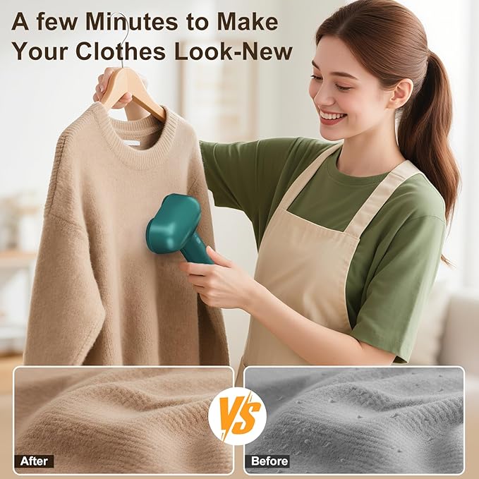 Fabric Shaver, Handzee Electric Lint Shaver, Dual Motor Sweater Shaver