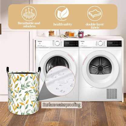 Cute Gentle Otter Dreamy Scene Laundry Basket, Dorm Nursery Foldable Laundry Hamper Organizer for Bathroom Decor, Toy Clothes Storage Box for Bedroom 19.7x15.7 Inch