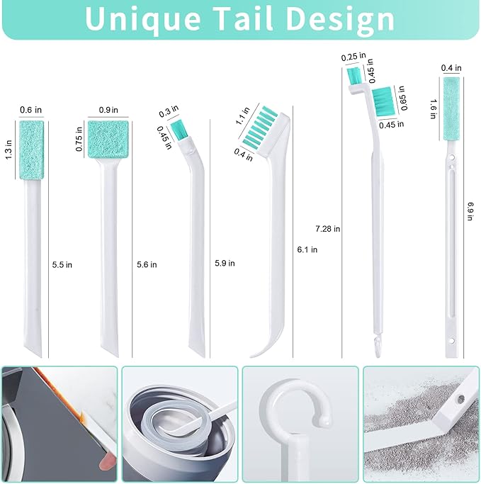 Small Cleaning Brush Tight Spaces, Tiny Cleaning Brush Mini Parts Humidifier