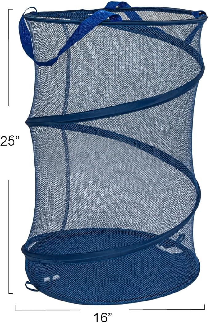 Household Essentials Pop-Up Mesh Laundry Hamper