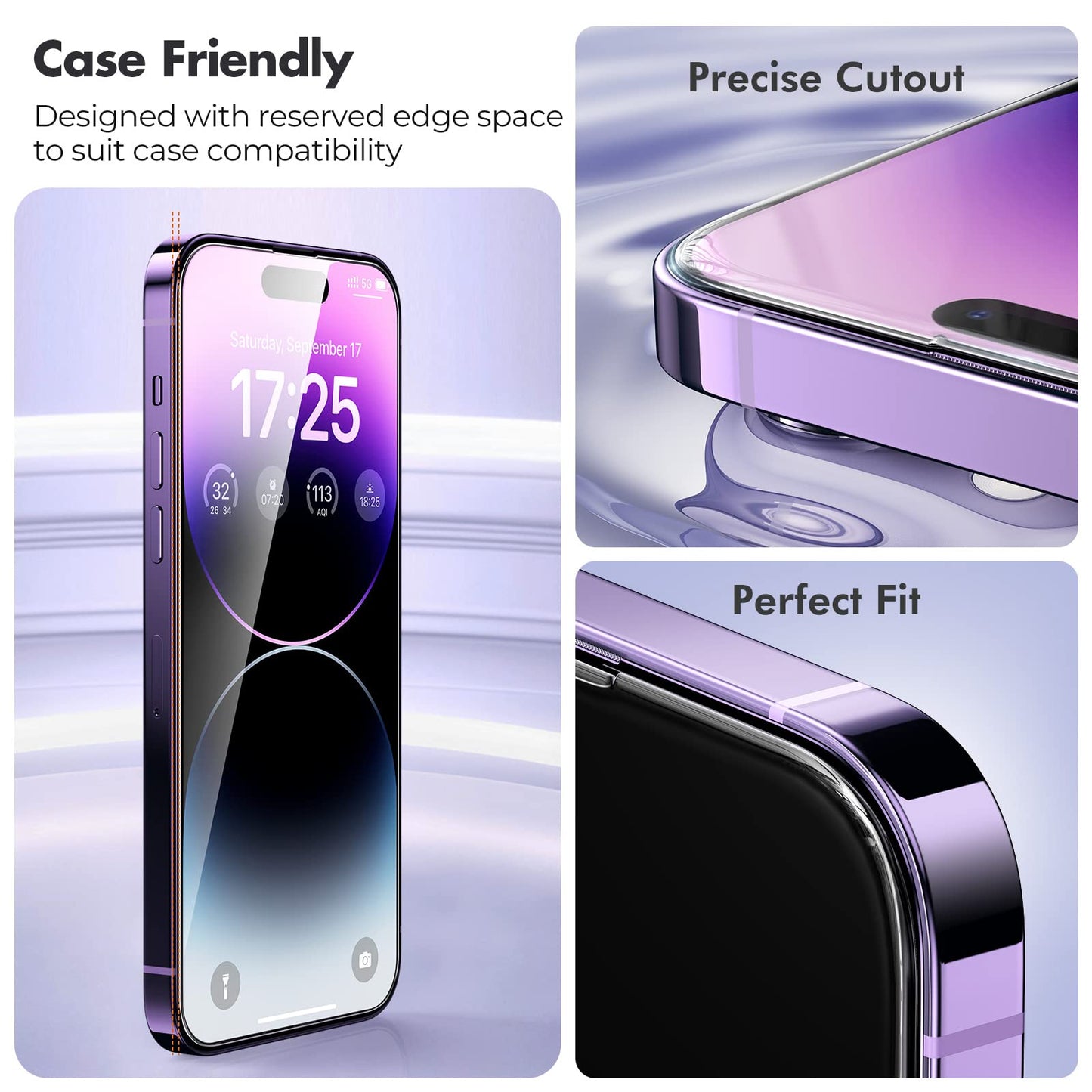 UNBREAKcable Shatterproof Tempered Glass Screen Protector for iPhone SE 2022/SE 2020, iPhone 8/7 [3-Pack] [99.99% HD Clear] [Easy Installation Frame] [9H Hardness][Bubble Free] for Apple 4.7''