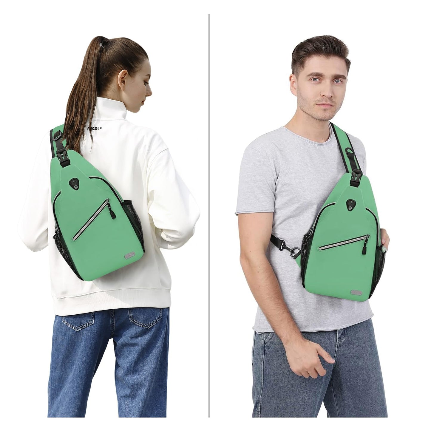 MOSISO Sling Backpack, Multipurpose Crossbody Shoulder Bag Travel Hiking Daypack