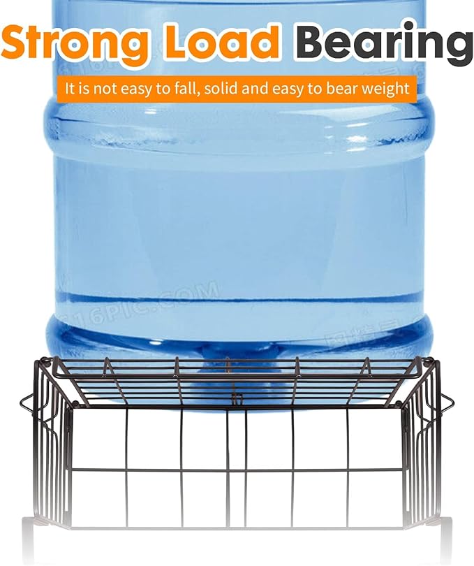 Hanging Under Shelf Storage Basket, 2 Pack Foldable Under Cabinet Metal Desk